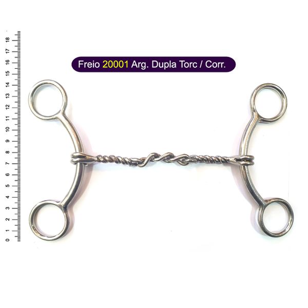 Freio Protec Horse - 20001 Argola dupla torcido - corrente