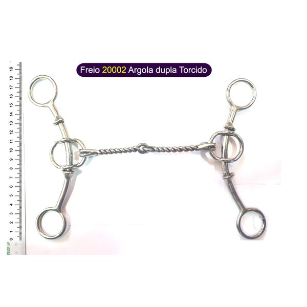Freio Protec Horse - 20002 Argola dupla torcido