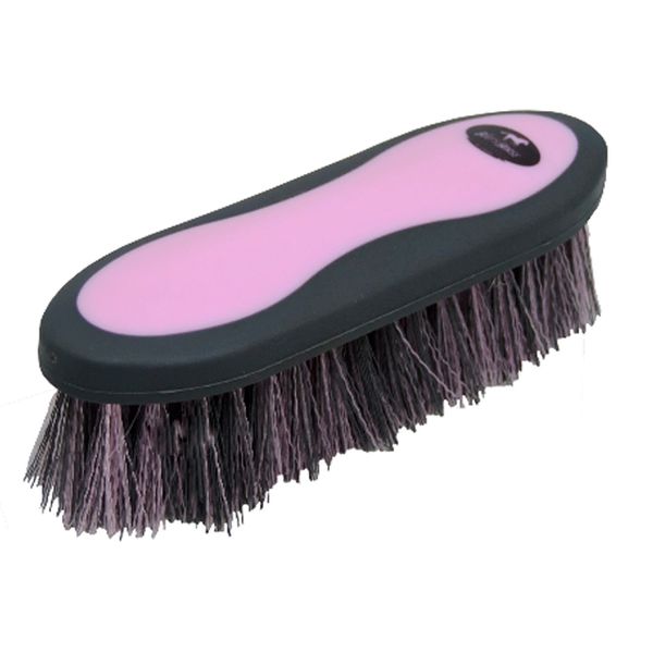 Escova Boots Horse com Cerda 20CM - Cinza/Rosa
