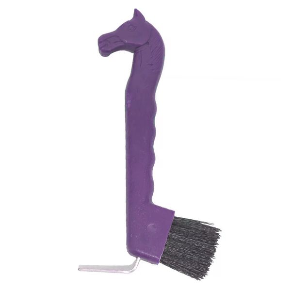 Limpador de Casco e Ranilha Boots Horse - Cabo com Cavalo - Roxo