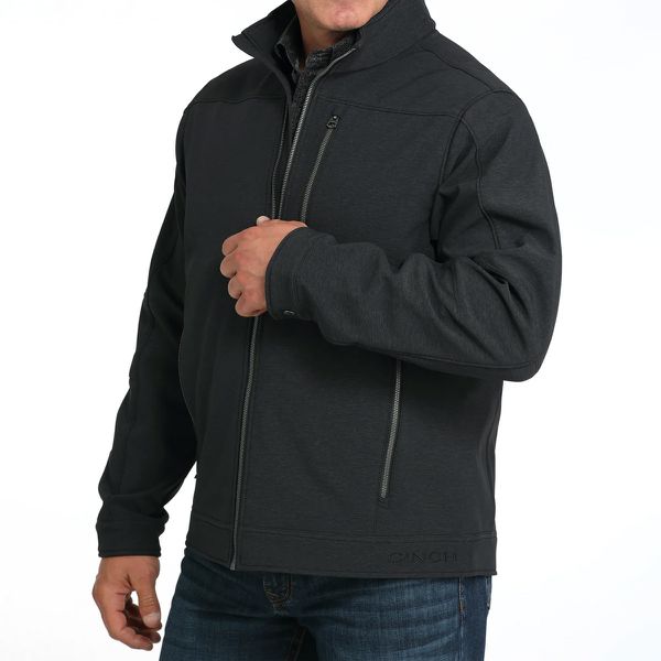 Jaqueta Masculina Cinch Concealed Carry Preta - Resistente à Água