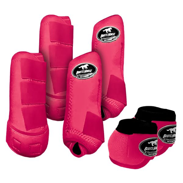 Kit Completo Boots Horse - Boleteira Dianteira/Traseira e cloche - Magenta