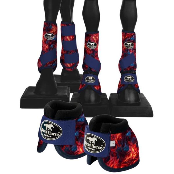 Kit Completo Boots Horse - Boleteira Dianteira/Traseira e cloche - Estampa Firestorm