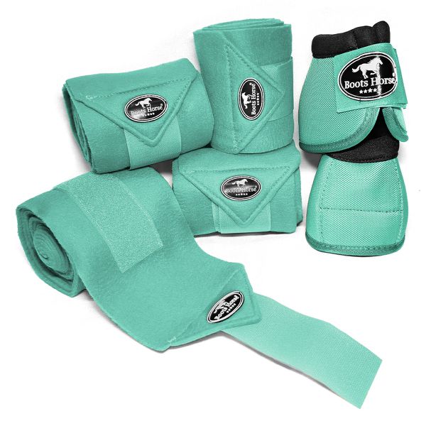 Kit Jogo de 04 Ligas com 01 Par de Cloche - Tiffany - Boots Horse 