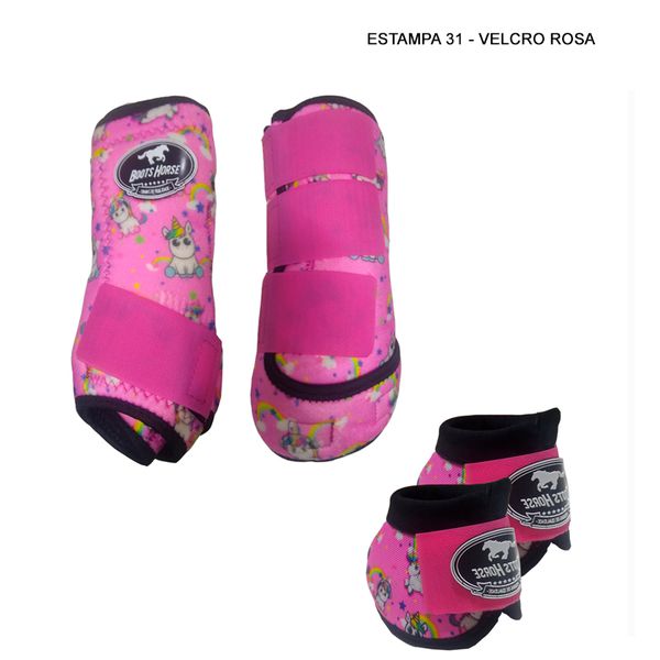 Kit Simples Boots Horse M Cloche e Boleteira - Estampa 2020-31