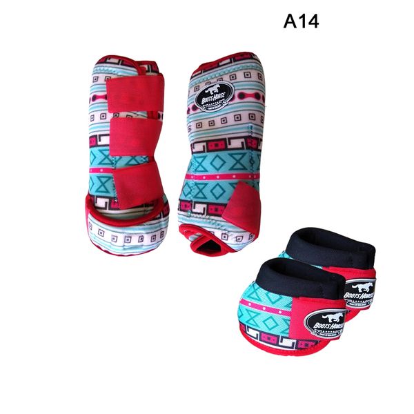 Kit Simples Boots Horse Cloche e Boleteira - Estampa A14
