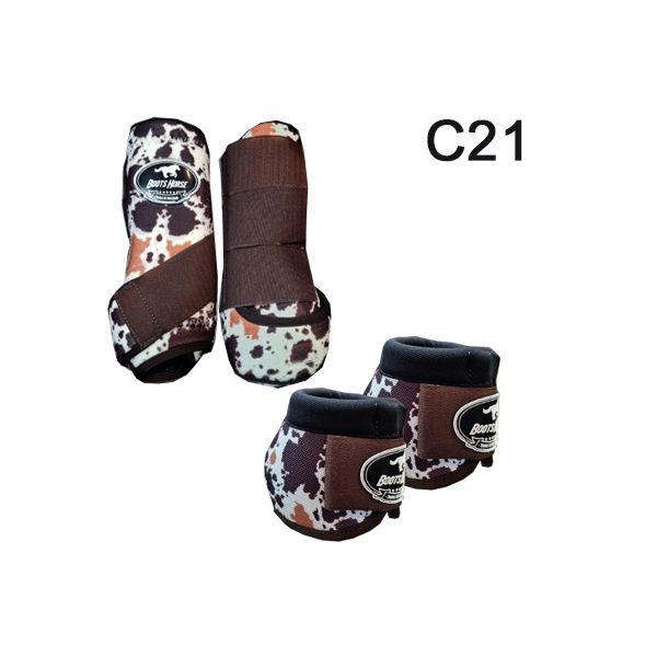 Kit Simples Boots Horse Cloche e Boleteira - Estampa C21