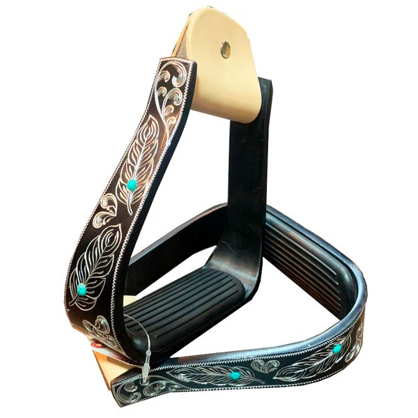 Estribo Professionals Choice - Turquoise Feather