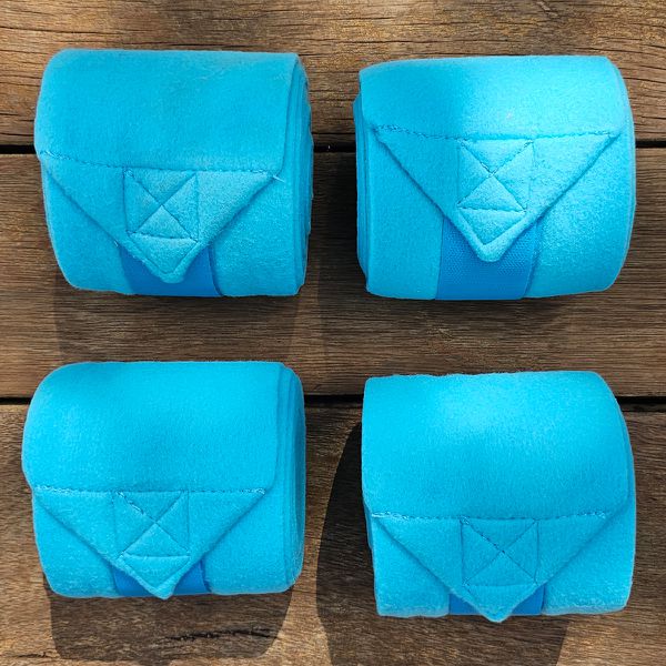 Liga De Descanso Mustang Polo Wraps - Azul Turquesa