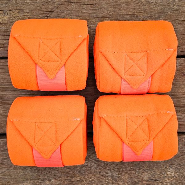 Liga De Descanso Mustang Polo Wraps - Laranja