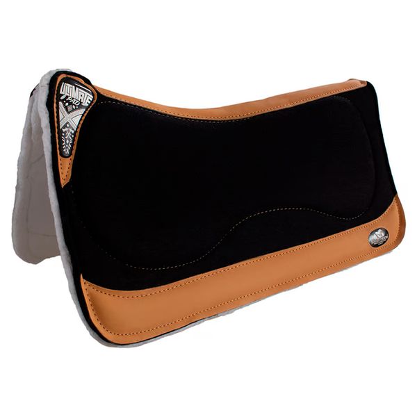 Manta Boots Horse Ultimate Pad Tambor Lã - Preto/Caramelo