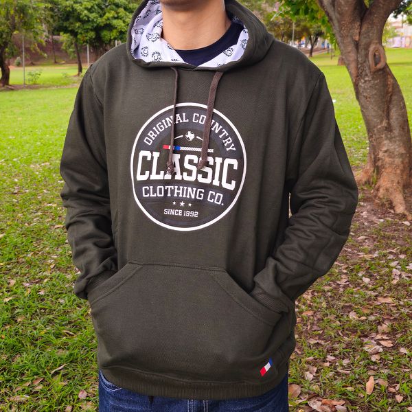 Moletom Classic Verde Militar - Original American Wear 