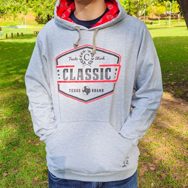 Moletom Classic Cinza Claro - Original American Wear 