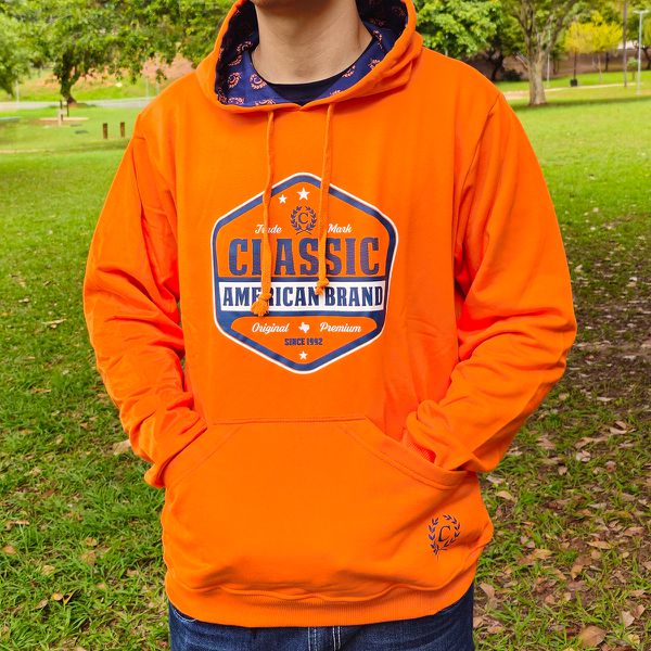 Moletom Classic Laranja- Original American Wear 