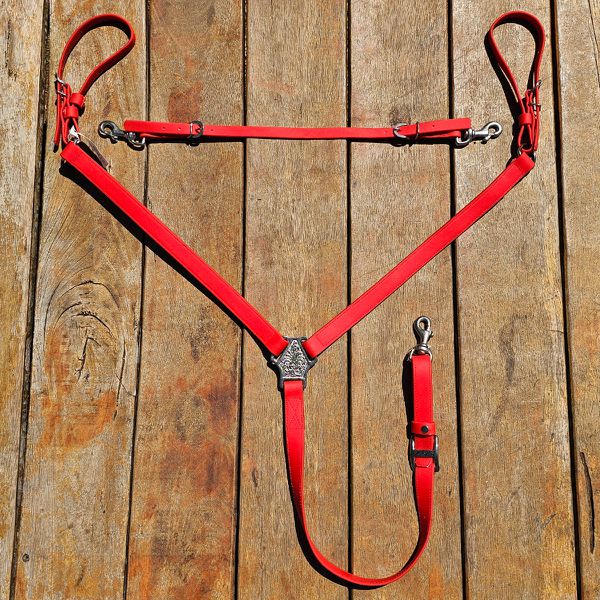 Conjunto Peiteira e Levantador de Silicone - Boots Horse - Vermelho