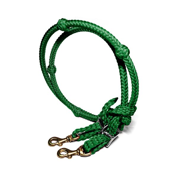 Rédea Com Peia Boots Horse Nylon CS COM PEIA 8 tento com Mosquetão - VERDE BANDEIRA
