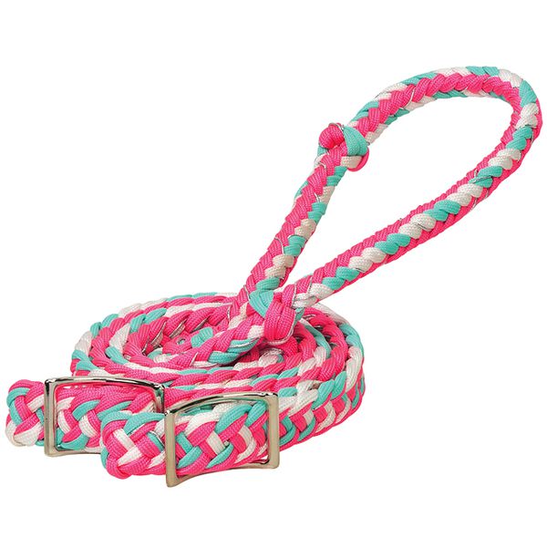 Redea Nylon Trancado Pink Branco Tiffany e Fio Prata - Weaver