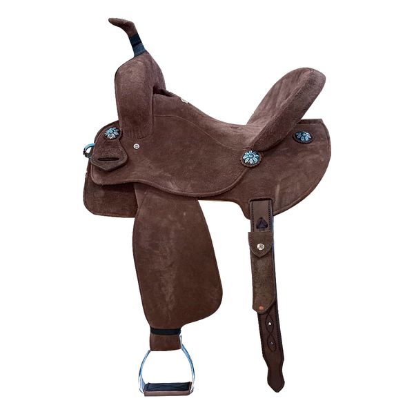 SELA FORMA PROTEC HORSE NEOPRENE MARROM - ELITE COM BARRIGUEIRA/ABA REDONDA