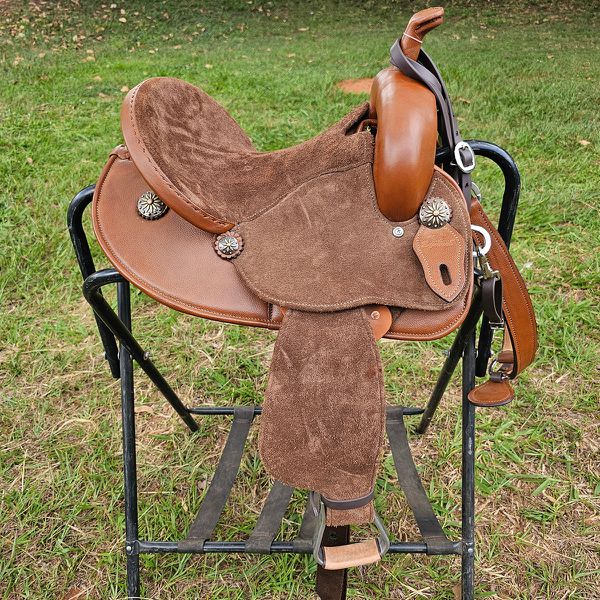 Sela Tambor Equitech Neoprene Havana Aba Lisa Redonda #3670