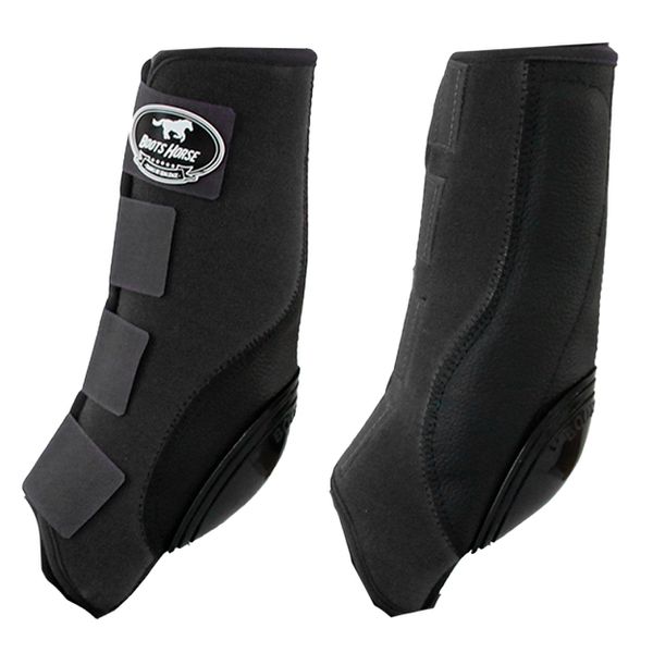 SKID BOOT BOOTS HORSE LONGO SÓLIDO - PRETO 