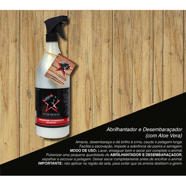 Abrilhantador e Desembaracador 1L - Star Horse