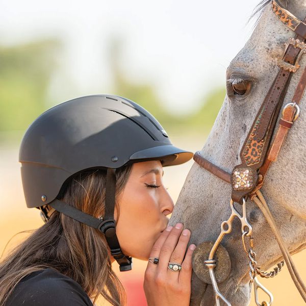 Capacete de Equitação Troxel Spirit™ Black Duratec | Segurança