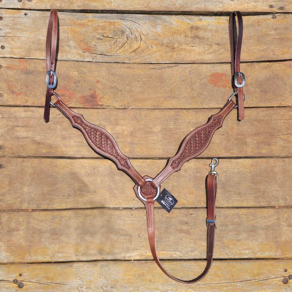 Peiteira de Couro Boots Horse Bordada Estreita Tambor #8551 - 570,00