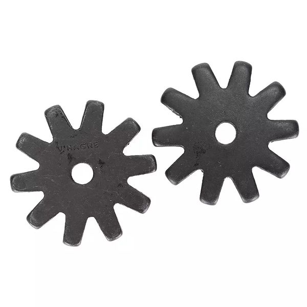 ROSETA VINAGRE 10 DENTES GRANDE PRETA - 3065
