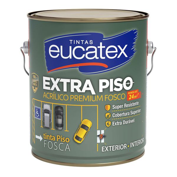 Extra Piso Eucatex Cores - 3,6L