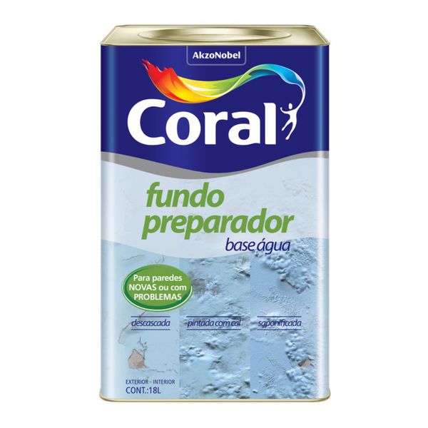 Fundo Preparador Base água Incolor - 18L