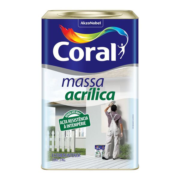 Massa Acrílica Coral - 25Kg