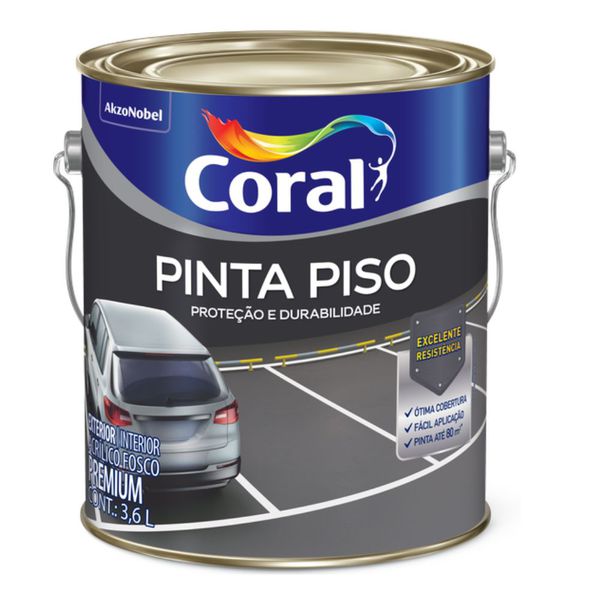 Coral Pinta Piso Cores - 3,6L