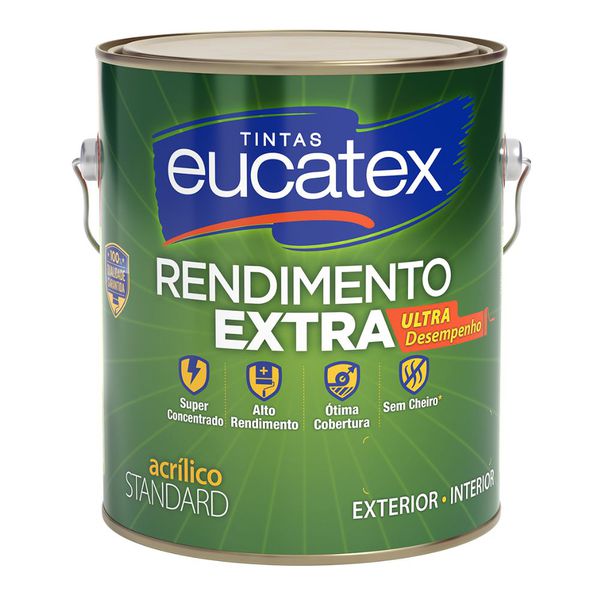 Acrílico Extra Rendimento Branco Fosco - 3,6L