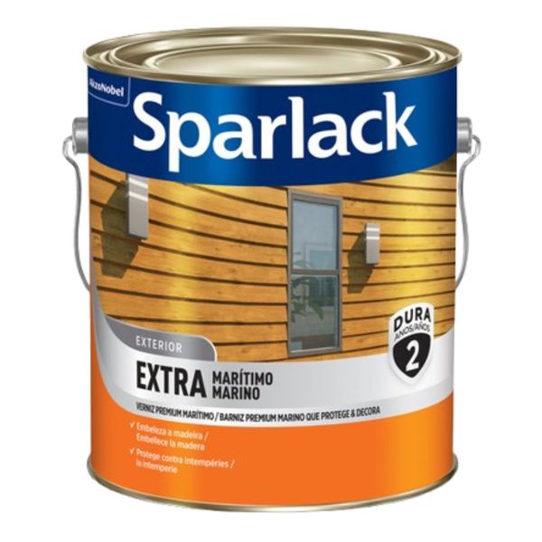 Verniz Extra Marítimo Natural Fosco Base Solvente - 3,6L