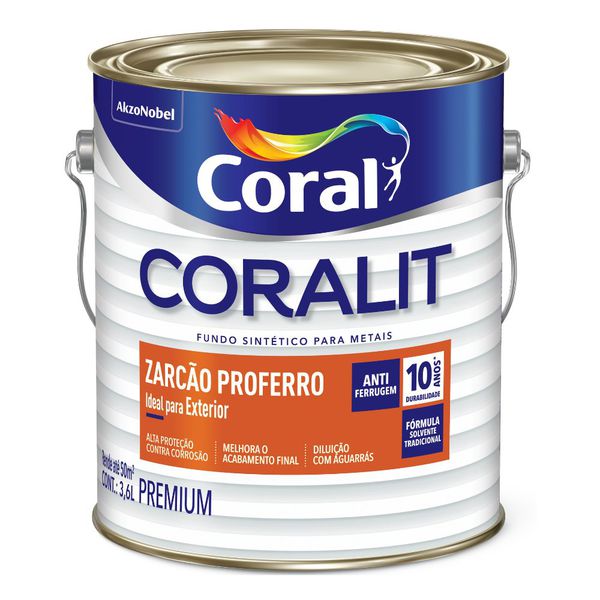 Zarcão Laranja Coral - 3,6L