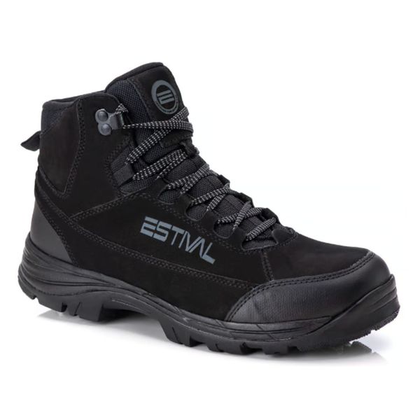 Bota De Segurança Adventure Em Couro - Preto - Estival - AD90001S1 - CA 40376