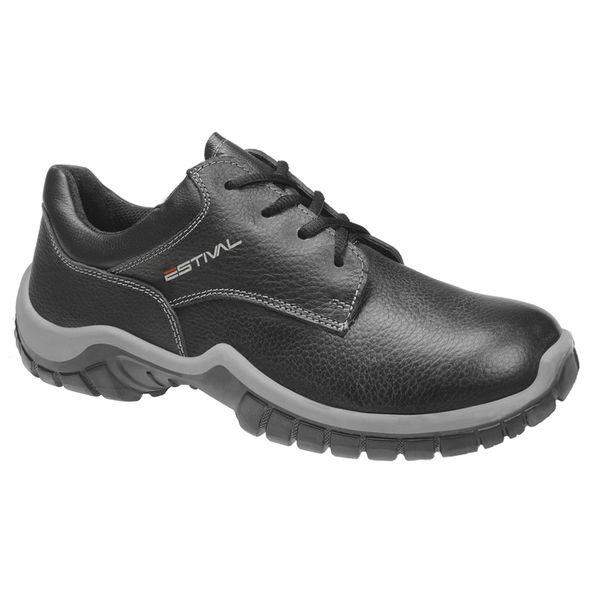 Sapato de Segurança em Couro - Preto - Estival - WO10041S1 - CA 44576