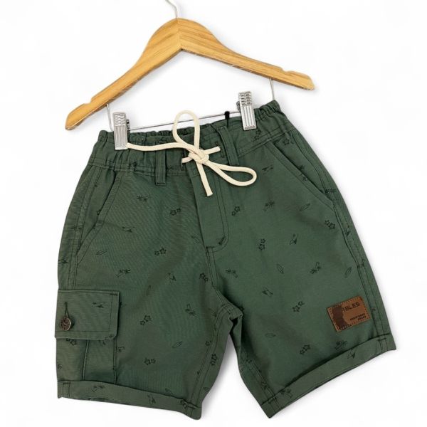 Bermuda Verde Estampada