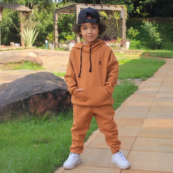Conjunto Moletom Caramelo