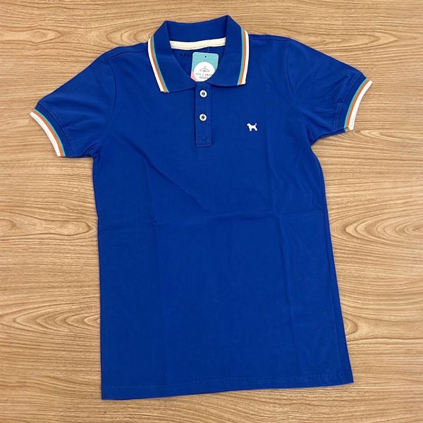 Camisa Polo Azul