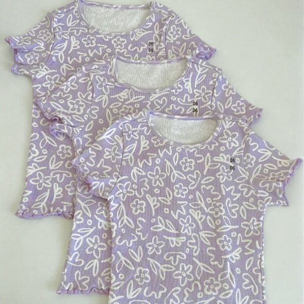 Blusa Canelada Lilás