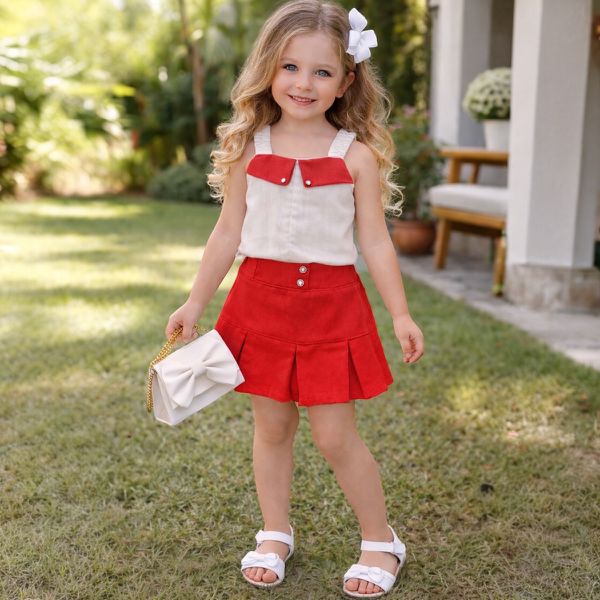 Conjunto Linho Vermelho com Off