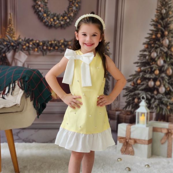 Vestido Laço Amarelo