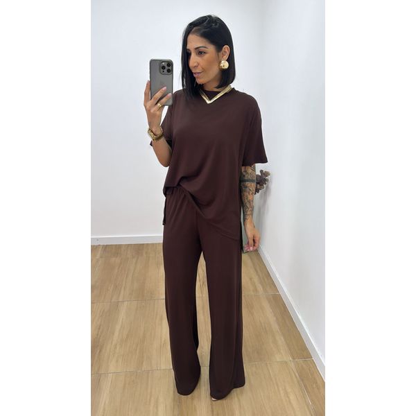 Conjunto Ana Marrom