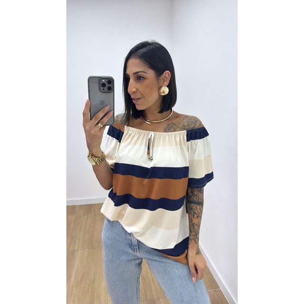 Blusa Ciganinha Caramelo