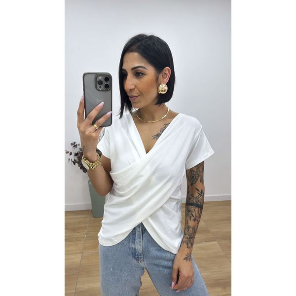 Blusa Cruzada Off