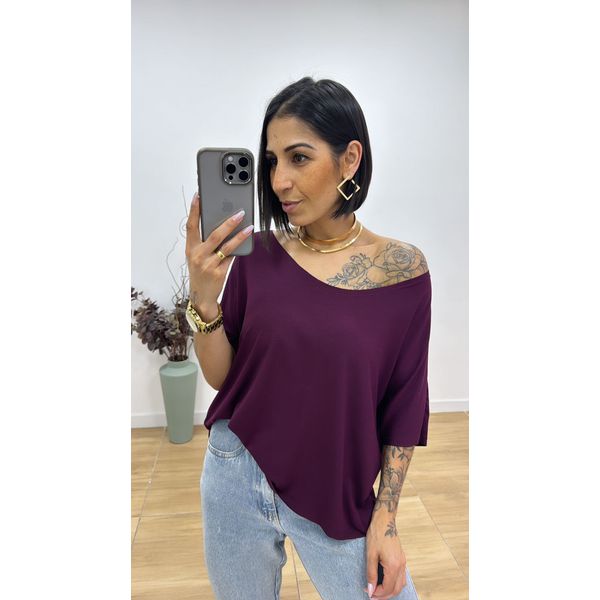 Blusa Marcela Açaí