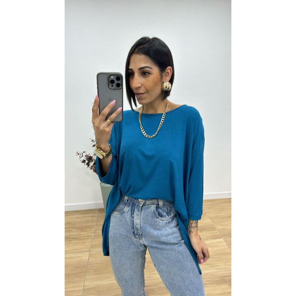 Blusa Mullet Petróleo