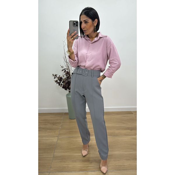 Calça Tereza Cinza