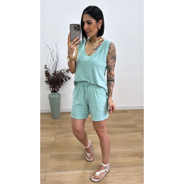Conjunto Pietra Verde Menta